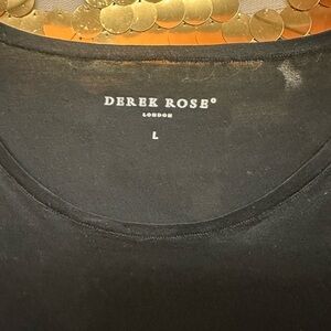 Derek Rose Elegant Black Tee